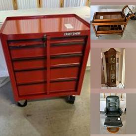 MaxSold Auction: This online auction features framed paintings, new items such as Canon printers, clothing, DVDs, leather chair, and small kitchen appliances, grandfather clock, tool chest, costume jewelry, glassware, CDs, footwear, gardening supplies and much more!