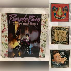 MaxSold Auction: This online auction feautures vinyl such as Prince, The Beatles, Led Zeppelin, Bob Marley, Elvis, Meatloaf, John Denver and much more!