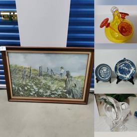 MaxSold Auction: This online auction features Vintage Carolyn Blish Artwork, Vintage Pyrex, Churchill Bowls, Cake Pans, Teacup/Saucer Sets, Art Glass, Milk Glass, Small Kitchen Appliances, New Art Supplies, Binoculars, Decorative Plates, Porcelain Dolls and much more!