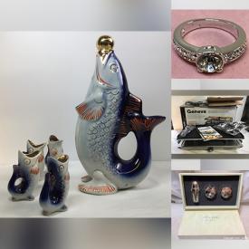 MaxSold Auction: This online auction features aquarium with accessories, framed wall art, vintage jewelry, photography equipment, new cosmetics, Sony DVD players, lamps, Bluetooth speaker, pottery, LPs and much more!