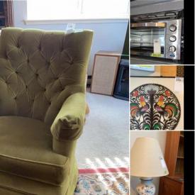 MaxSold Auction: This online auction features Lamp, Base And Statues, Swivel Rocker, Vintage Cane Seat Chairs, Plastic Storage Bins, Plastic Storage Bins, Bookcase, Toolbox, Mirror Frame, Vacuum, Drying Rack, Floor Lamp, Bar cabinet and much more!