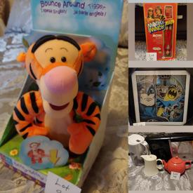 MaxSold Auction: This online auction features trading cards, new children’s toys, vintage toys, glassware, home decor, DVDs, PS4 games and much more!