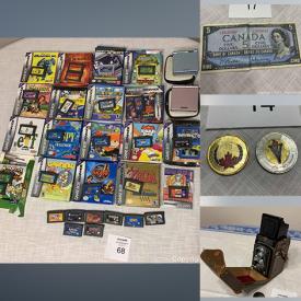 MaxSold Auction: This online auction features Coins, Banknotes, LPs, Teacup/Saucer Sets, Sports Collectibles, Porcelain Dolls, Scrapbooking Supplies, Puzzles, Children’s Books, Board Games, Sports Trading Cards, DVDs, Golf Clubs, Video Games, Stamps, Jewelry and much more!