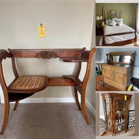 MaxSold Auction: This online auction features Collector Plates, Vintage Secretary Desk, Area Rug, Daybed, Poster Bedframe, Sewing Machine, Vintage Curio Cabinet, Portable Kitchen Island, Fishing Gear, Snowblower, Art Supplies, Antique Record Player, Electric Keyboard, Goebel Bells and much more!