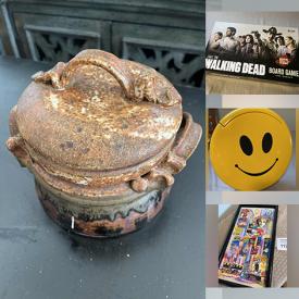 MaxSold Auction: This online auction features new items such as board games and Fitbit, Fender amp, Technics stereo, Sanyo projector, original watercolor, DVDs, iRobot, ceramics and much more!