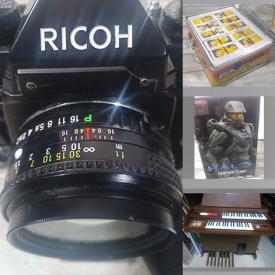 MaxSold Auction: This online auction features Guitar cases, drum heads, pottery and audio cables. Also includes figurines such as Kotobukiya, action figures, Borbz collectible figures and Super Mario figurine. Also includes bags, card holders, books, magazines and much more!