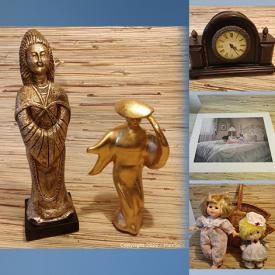 MaxSold Auction: This online auction features carved cork diorama, mantle clock, small kitchen appliances, double wall oven, gas cooktop, recliner, table & floor lamps, printer, Asian ceramic stands, jardinieres, metal sculpture, Wade tea figures, display cases, aquarium, sports trading cards, pocket watch and much more!