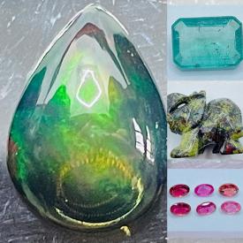 MaxSold Auction: This online auction features loose gemstones such as emeralds, opals, sapphires, tourmalines and more!