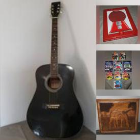 MaxSold Auction: This online auction features Guitar Amps, Stereo Components, Warhammer Books, Kim Murray Engraved Wood Pictures, HO Train Cars, Vintage Toys, Vintage Bottles, Antique Steamer Trunk, Board Games, Vintage Books, Collector Spoons, Antique Furniture, Guitar and much more!