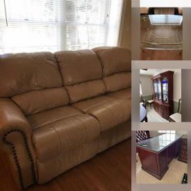 MaxSold Auction: This online auction features furniture such as a Leather Sofa, Leather Recliner and Love Seat. Includes End Tables, Cabinets. Kitchen appliances such as Blender, Sandwich Maker, kitchen ware such as mixing bowls, Pyrex. Golf Clubs and Light fixtures included and much more!