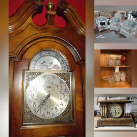 MaxSold Auction: This online auction features, Vintage Marble, Crystal, Glassware, Trombone, Contents of the bookshelf, Boss Bench Oscillating Spindle Sander, Antique Mantle Clock, Louvered Door, Child's Picnic Table and much more.