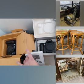 MaxSold Auction: This online auction features a metal credenza, cabinet, reclining armchairs, bunk bed, cat tower, foot massager, golf equipment, filing cabinets, drafting cabinet, faux fireplace, auto accessories, garden supplies and much more!