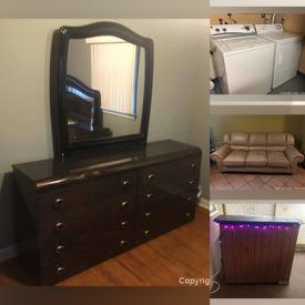 MaxSold Auction: This online auction features Lane Bedroom Furniture, Wall Mirror, Leather Sofa & Loveseat, Washer, Gas Dryer, Dry Bar and much more!