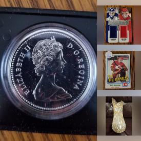 MaxSold Auction: This online auction features collectible coins such as Canadian special edition silver coins, 1965 Winston Churchill coins, US buffalo coins, and coin proof sets, sports cards such as Upper Deck hockey cards and Score baseball cards, toys such as Funko Pop figures and much more!