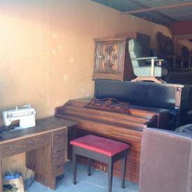 MaxSold Auction: Features not 1, not 2 but 6 pianos! As well there is other household furniture, vintage record cabinet, sports cards, comics, display unit, tables and more.