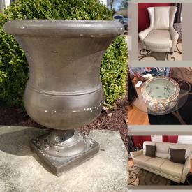 MaxSold Auction: This online auction features Planter Urn, Lamp, Side Tables, Lladro Figurine, HP Printer, La-Z-Boy Chair, Area Rug, China Cabinet, Side Table, Hoses, Gardening And Flag, Heaters, Chandelier and much more