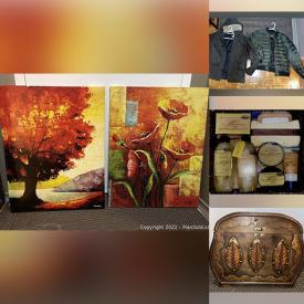 MaxSold Auction: This online auction features Men’s Jackets & Shoes, Dr. Ho Foot Massager, Cuban Drum, Rims, Arts & Craft Storage and much more!