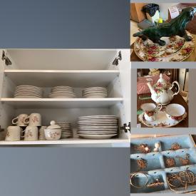 MaxSold Auction: This online auction features: Trays, Bakeware, Pans, Bowls, Plasticware, Vintage Glasses, Mugs, Barware, Stemware, Typewriter, Office Supplies, Vacuum, polisher, Sandicast Decor, Bathroom Books, scale, Beauty Products and much more!