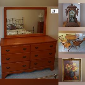 MaxSold Auction: This online auction features Sofa Beds, Quilt Rack, Antique Mantel Clocks, Patio Furniture, Power, Hand & Garden Tools, Refrigerator, Bike, Original Oil Paintings, Bedroom Furniture and much more!