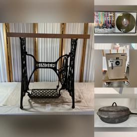 MaxSold Auction: This online auction features a hardwood dresser, collection of Geodes, Vintage Asian Hanging Scroll, Hand Carved Wood Asian Goddess Statue, Antique European Dish Collection, Rolling Honeywell Air Purifier, Vintage Cast Iron , Table saw, Collection of antique tools and much more!