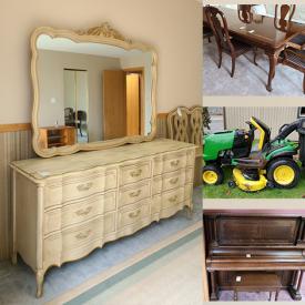 MaxSold Auction: This online auction features an Antique Sideboard, Thomasville Hutch, glass top coffee table, cameras, turntables, wine making supplies, aquarium, sports, exercise and camping equipment, gardening tools, tool table, pressure washer, Trek bike and much more!