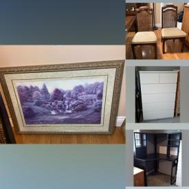 MaxSold Auction: This online auction features Crystal and Glass, Souvenir Team Helmets, Cabinet, Prints, Tea Cups And Saucers, Floor Lamp, Chairs, Desk, Bookshelf, Shelves Of DVD, Coffee Table, Recliner, Photo Printer, Television and much more!