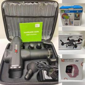 MaxSold Auction: This online auction features NIB items such as Pet Products, Beauty Appliances, Video Baby Monitor, Drones, LED Strip Lights, Earbuds, Fitness Trackers, LCD Writing Boards, Power Banks, Dash Cam, Game Controllers and much more!