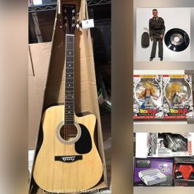 MaxSold Auction: This online auction features New in Open Box items such as Toys, Art Supplies, Organizers, Acoustic Guitar, DVDs, Scanner, and Snowboard, Leather Jacket, Wooden Doll House and much more!