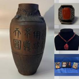 MaxSold Auction: This online auction features Art Pottery, Inuit Carvings, Royal Doulton Porcelain Figurines, Art Glass, Teacup/Saucer Sets, Vintage Hudson's Bay Coats, Outerwear, Jewellery such as Silver, Jade, Turquoise and much more!