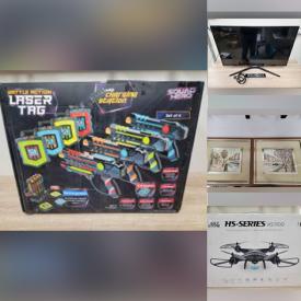 MaxSold Auction: This online auction features New in Open Box items such as Drone, Video Doorbell, Beauty Appliances, Heated Apparel, Laser Tag, Microscope, Video Baby Monitor, Pet Products, TV, Security System, Karaoke Machine, Acoustic Guitar and much more!