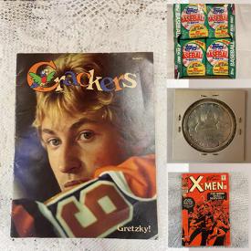 MaxSold Auction: This online auction features Baseball and Hockey Packs of Cards, a 2001 Dale Earnhardt Graded Coin & Card, Comic Books, Canadian Coins including Silver Dollars, 50 Cent Pieces, PS3 Games and much more!