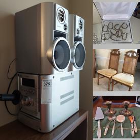 MaxSold Auction: This online auction features Whirlpool refrigerator, silverplate, sterling silver, furniture such as bar stools, shelving units, wooden chairs, Broyhill cabinet and Broyhill table, garden decor, yard tools, small kitchen appliances, framed art, lamps and much more!