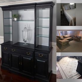 MaxSold Auction: This online auction features furniture such as Flexsteel Chair, and Sectional Sofa. It includes Side Tables, Coffee Table, Nightstands, and an Aspen home Desk and much more!