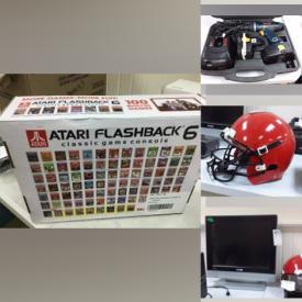 MaxSold Auction: This online auction features power tools, sporting gear, fishing gear, stereo receivers, computer accessories, gaming consoles and controllers, home theatre projectors, CDs, DVDs, turntables, cameras, Dell, Acer and Macbook laptops and much more!