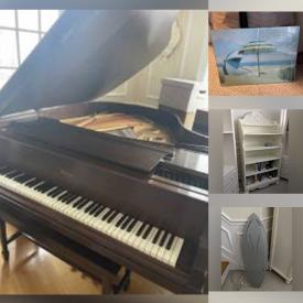 MaxSold Auction: This online auction features furniture, Baldwin Grand Piano, Surfboard Art, Metal Art, Bookcases, Gaming Chair and much more!