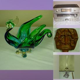 MaxSold Auction: This online auction features Stereo Components, Vintage Cuckoo Clock, Toby Mugs, CB Radios, Cedar Wood Mask, Soapstone Carving, Milk Glass, Antique Kerosene Oil Lamps, Art Glass, vintage Tabletop Hockey Games, Speakers and much more!