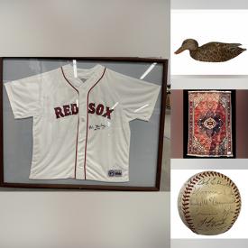 MaxSold Auction: This online auction features Historic Baseball Memorabilia, Antique Rugs, Silver & Gold Jewelry, Decoys, David McGibbon Carvings, Teacup/Saucer Sets, Coins, Hummels and much more!
