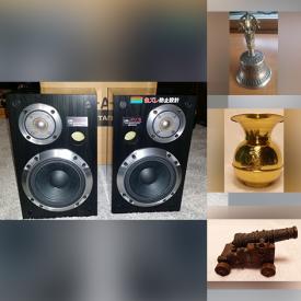 MaxSold Auction: This online auction features a Yamaha YD Series Drum Kit, a Nikon Camera, a variety of wooden and ceramic art pieces, such as Japanese Teapot, includes pottery pieces, wall arts and much more!