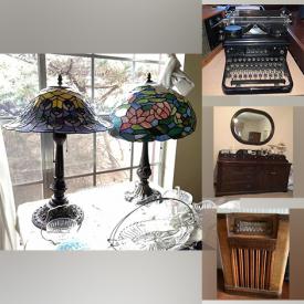 MaxSold Auction: This online auction features a China cabinet, Coffee and end tables, decorative plates, Philco Radio, bowling balls and shoes, pocket watches, stamp collection, trampoline, saw horse, lawn care items and much more!