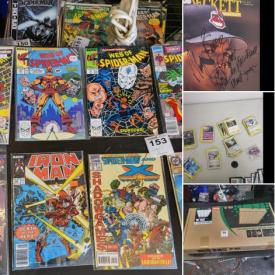 MaxSold Auction: This online auction features Pepsi vending machine, comic books, furniture such as bedroom set, end tables, dresser and nightstand, costume jewelry, wall art, lamps, power tools, women’s clothing, freezer chest, Lego, yard tools, records and much more!