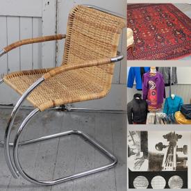 MaxSold Auction: This Charity/Fundraising Online Auction in support of the ACO (Architectural Conservancy of Ontario) features vintage spinning wheel, wool Kilim rug, Henry Haasen artwork, MCM chrome & cane chairs, antique buffets, vintage purple amethyst glassware, women's designer clothing, antique Empire table, antique crocks, vintage books, comics, and much more!!