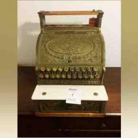 MaxSold Auction: This online auction features national brass cash register, comic books, furnitures, kitchenware, decor, collectibles and electronics such as Sony and Kenwood double cassette decks, shortwave radio, electric clock, area rug, vase, candle holder, jars and much more.