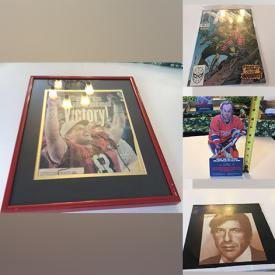 MaxSold Auction: This online auction features Marvel and DC comics, vintage books, NHL trading cards, vinyl records, collectible figures, Hot Wheels, bakeware, glassware and much more!