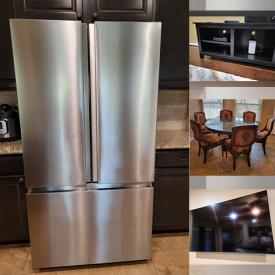 MaxSold Auction: This online auction features items such as Dining Room Set, Stainless Steel Refrigerator, Reclining Sofa, Flat-screen Smart TV, Samsung Washer, Dresser, Nightstand, Bowl And Plate Set, Office Chair, Entertainment Stand and much more!