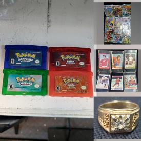 MaxSold Auction: This online auction features comic books such as Batman, Xmen, Teen Titans, Preacher and others, Australian coin proofs, Nintendo game cartridges, Pez dispensers, vintage hockey, jewelry, Playstation VR, Facebook Portal, Mendini violin and much more!