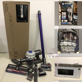 MaxSold Auction: This online auction features a refurbished Dyson, a Panasonic microwave oven, a griffin dock, rice cooker and fabric steamer. Also includes battery-operated milk frother, blackhead remover system, aromatic diffuser and pressure multicooker. Includes a radio-controlled airplane, bicycle helmet, cervical massager and much more!