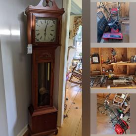 MaxSold Auction: This online auction features Antique wooden desk, sewing machine table, drafting table and tools, costume jewelry, projector, exercise bike, table saw, garden and building supplies, tools and so much more!!!