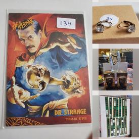 MaxSold Auction: This online auction features sterling silver jewelry, collectibles such as trading cards, Marvel and DC comics, Pez, and oil lamps, vintage records, DDR sticks, PlayStation 4 games and much more!