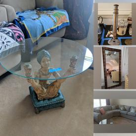 MaxSold Auction: This online auction features table, cabinet, bed frame, chairs, sofa, lamps, dressers, coffee tables, mirrors, artwork, home decors, stemware, rollerblades, candle older, games, sports gear, cleaning supplies and much more!