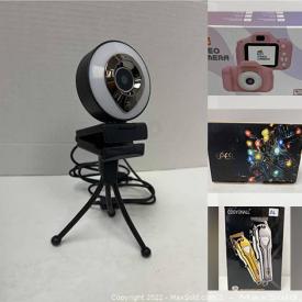 MaxSold Auction: This online auction features Toys, Beauty Appliances, Solar Lights, Writing Tablet, Strip Lights, Pet Products, Earbuds, Game Controllers, Wifi Camera and much more!